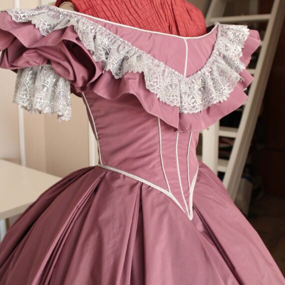 Victorian Ball Gown 1860 model "Malva"