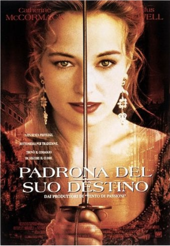 Film in costume - Locandina "Padrona del suo destino"