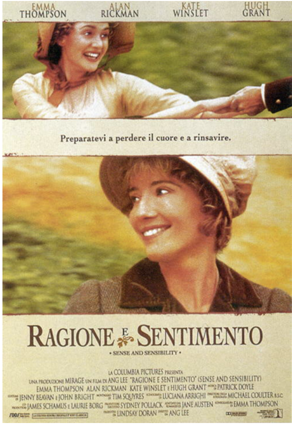 Film in costume - Locandina "Ragione e Sentimento"