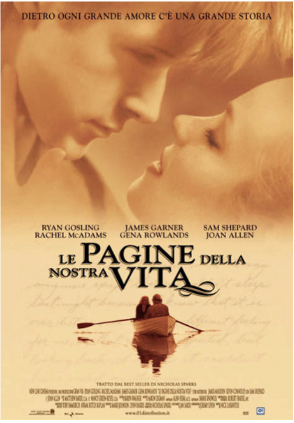 Film in costume - Locandina "Le pagine della nostra vita"