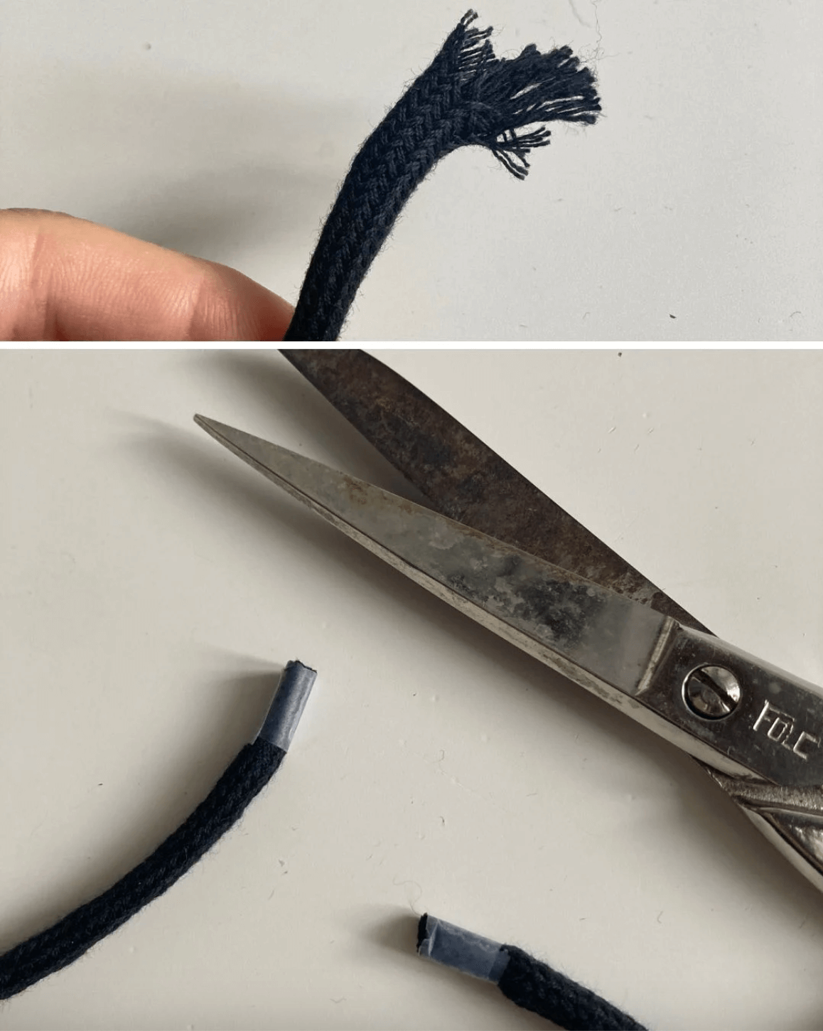 trucchi di cucito 2-Tagliare la corda